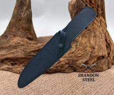 Rambo Last Blood Combat Bowie Full Tang Fixed Blade Knife Leather Sheath RB9416