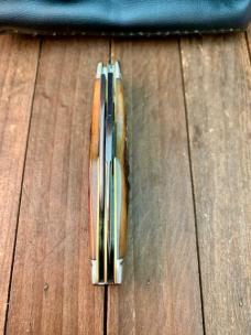 Canal Street Cutlery for Rigid Gunstock Jack Amber Carved Stag Bone.  