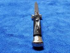 New 9'' Italian Stiletto Brazilian Horn Bayonet Blade by Giovanni Beltrame Maniago Italy 2