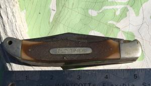 Schrade Old Timer 1250T USA Liner Lock Folding Knife