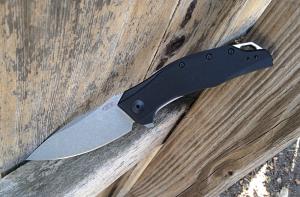 Zero Tolerance 0357 A/O Knife Black G-10 Handle 20CV Stonewash Blade - New