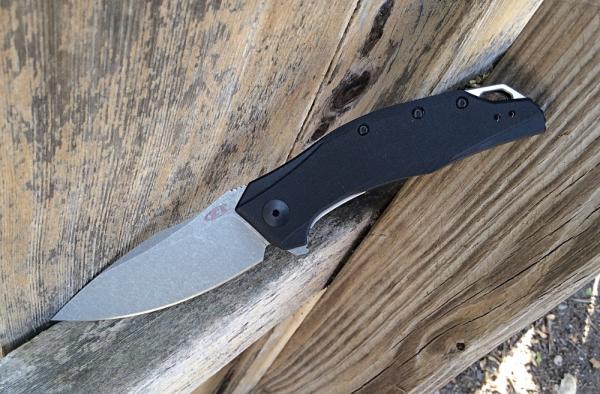 Zero Tolerance 0357 A/O Knife Black G-10 Handle 20CV Stonewash Blade - New Zero Tolerance 0357 A/O Knife Black G-10 Handle 20CV Stonewash Blade - New