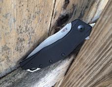 Zero Tolerance 0357 A/O Knife Black G-10 Handle 20CV Stonewash Blade - New