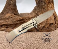 Milspec Lockback Dragon Design Handle Flipper Folder Knife , NOS, #YC-S-8331-1 
