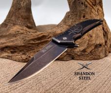Knife MTECH 8.50" Overall Spring Assisted Knife Stonewashed Liner Lock MT-A1096S