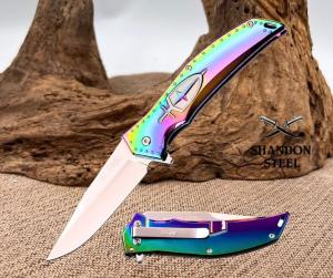 8.5 INCH MTECH ALL STEEL TACTICAL SPRING ASSISTED KNIFE POCKET CLIP MT-A1096RB
