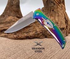 8.5 INCH MTECH ALL STEEL TACTICAL SPRING ASSISTED KNIFE POCKET CLIP MT-A1096RB