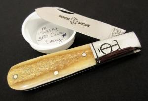 RARE 1/18 2014 GEC #15 TC Genuine Sawyer Barlow 3rd Cut Stag Campagna SFO Great Eastern Cutlery