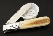 RARE 1/18 2014 GEC #15 TC Genuine Sawyer Barlow 3rd Cut Stag Campagna SFO Great Eastern Cutlery
