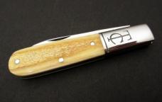 RARE 1/18 2014 GEC #15 TC Genuine Sawyer Barlow 3rd Cut Stag Campagna SFO Great Eastern Cutlery