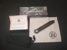 Komoran Carbon Fiber Flipper Knife Tip-Up Deep Carry Pocket Clip w Bearing Pivot New in Box