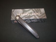 Komoran Carbon Fiber Flipper Knife Tip-Up Deep Carry Pocket Clip w Bearing Pivot New in Box