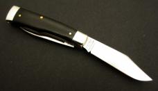 Great Eastern Cutlery #44 Buffalo Jack PPP Gunstock Pattern Knife Gabon Ebony GEC