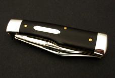 Great Eastern Cutlery #44 Buffalo Jack PPP Gunstock Pattern Knife Gabon Ebony GEC