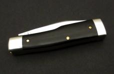 Great Eastern Cutlery #44 Buffalo Jack PPP Gunstock Pattern Knife Gabon Ebony GEC