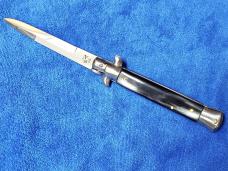 New 9'' Italian Stiletto Brazilian Horn Bayonet Blade by Giovanni Beltrame Maniago Italy 4