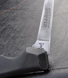 Case Snapper Mod. 219 With Original Sheath 6 1/4" Closed Top Lock Some Use Tight Loud Snap