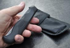 Case Snapper Mod. 219 With Original Sheath 6 1/4" Closed Top Lock Some Use Tight Loud Snap