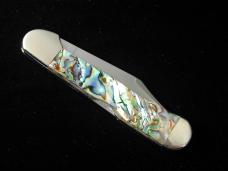 Case xx Smooth Genuine Abalone Mini Copperlock Knife 12020 USA Made NIB 81749L SS