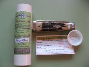 GREAT EASTERN NORTHFIELD 2009 JUMBO TRAPPER GENUINE STAG #18 OF 50