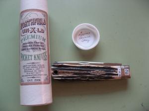 GREAT EASTERN NORTHFIELD 2011 JUMBO TRAPPER BURNT STAG 1 OF 29