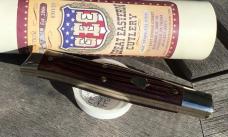 Great Eastern Cutlery 631215 Fish Knife Maroon Jigged Micarta 440C Stainless Steel 