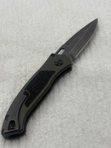Buck Impact Push Button Auto Knife 0898GRS Sliding Safety Lock New In Box Made In USA Discontinued