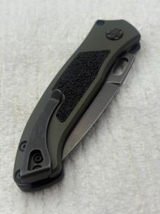 Buck Impact Push Button Auto Knife 0898GRS Sliding Safety Lock New In Box Made In USA Discontinued