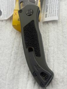 Buck Impact Push Button Auto Knife 0898GRS Sliding Safety Lock New In Box Made In USA Discontinued