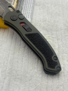 Buck Impact Push Button Auto Knife 0898GRS Sliding Safety Lock New In Box Made In USA Discontinued