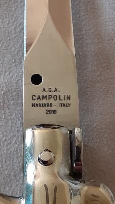 A.G.A. CAMPOLIN 2018 11in. Picklock Brazilian Horn Dagger Blade