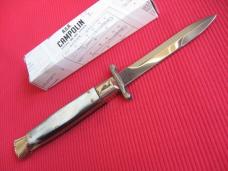 Italian Limited Edition Manual Open Swing Guard Stiletto Knife - A.G.A CAMPOLIN Italy