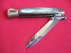 Italian Limited Edition Manual Open Swing Guard Stiletto Knife - A.G.A CAMPOLIN Italy