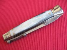 Italian Limited Edition Manual Open Swing Guard Stiletto Knife - A.G.A CAMPOLIN Italy