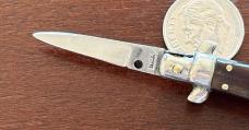 Beautiful 1960’s Horn Miniature Switchblade Knife, Swedge Blade Grind, Italy