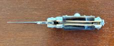 Beautiful 1960’s Horn Miniature Switchblade Knife, Swedge Blade Grind, Italy