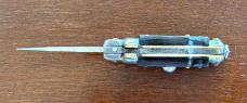 Beautiful 1960’s Horn Miniature Switchblade Knife, Swedge Blade Grind, Italy