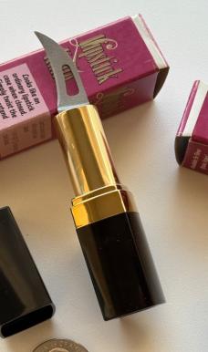 Vintage United Cutlery Lipstick Twist Out Mini Knife, Taiwan, Unused