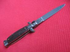 Oreste Dibon Italian 14cm. Stag STILETTO Switchblade Knife - New Old Stock