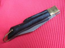 Vintage Unique Deer Foot Leverlock Switchblade Knife