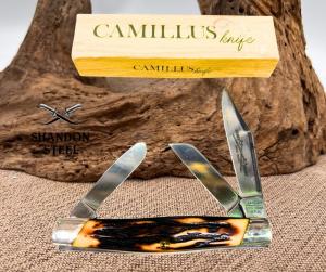 Camillus  78 USA Sword Brand 3 Blade Stockman Pocket Knife With Original Box -37