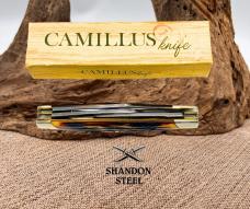Camillus  78 USA Sword Brand 3 Blade Stockman Pocket Knife With Original Box -37
