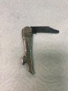 Remington UMC Nehi Advertising Knife Woman’s Leg Figural Opener – Repair