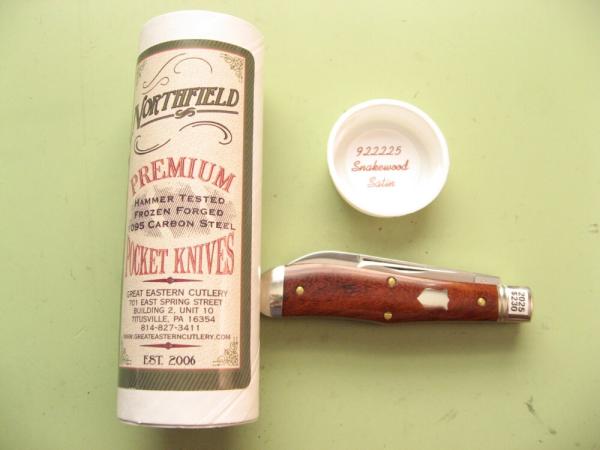 GREAT EASTERN NORTHFIELD EUREKA JACK SNAKEWOOD SATIN GREAT EASTERN NORTHFIELD EUREKA JACK SNAKEWOOD SATIN