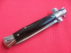 Vintage VIRGINIA 9" Italian STILETTO Horn Switchblade Knife.