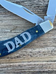 CASE XX ** 2018 FATHER'S DAY MEDITERRANEAN BLUE BONE SMALL SADDLEHORN SMALL SADDLEHORN