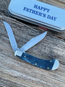CASE XX ** 2018 FATHER'S DAY MEDITERRANEAN BLUE BONE SMALL SADDLEHORN SMALL SADDLEHORN