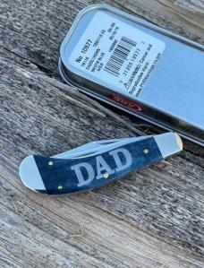 CASE XX ** 2018 FATHER'S DAY MEDITERRANEAN BLUE BONE SMALL SADDLEHORN SMALL SADDLEHORN