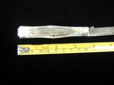 Titusville Cutlery Black Lip Pearl Lexingtonian Coffin Jack Damascus Knife 1 of 15 COA USA Made