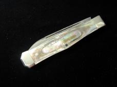 Titusville Cutlery Black Lip Pearl Lexingtonian Coffin Jack Damascus Knife 1 of 15 COA USA Made